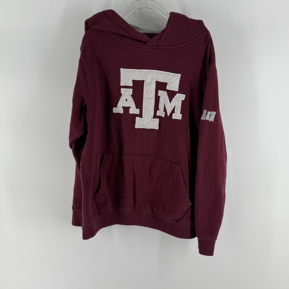 Texas A&M Aggies Hoodie Youth Medium 12-14 Burgundy Colosseum Football NCAA